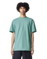 Pique Unisex Mockneck T-shirt (American Apparel)