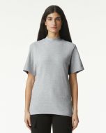 Pique Unisex Mockneck T-shirt (American Apparel)