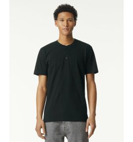 American Apparel Adult CVC Henley T-shirt