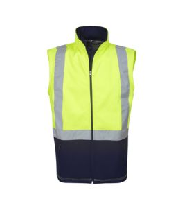 Hi Vis Soft Shell Vest, Day / Night Use