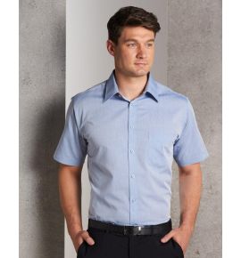 Men's Fine Chambray Short Sleeve Shirt