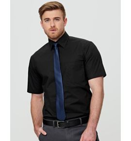 Men's Cotton/Poly Stretch Short Sleeve Shirt