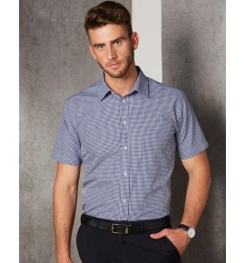 Men’s Multi-Tone Check Short Sleeve Shirt