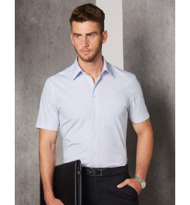 Men's Mini Check Short Sleeve Shirt