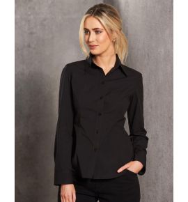 Women's Cotton/Poly Stretch Long Sleeve Shirt