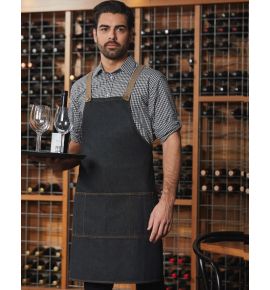 East Village Denim Bib Apron