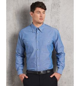 Men's Chambray Long Sleeve Shirt