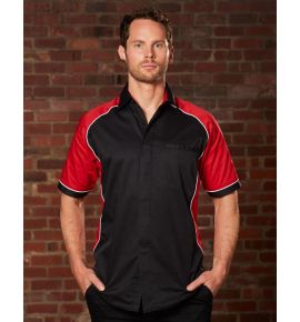 Men's Arena Tri-colour Contrast Shirt