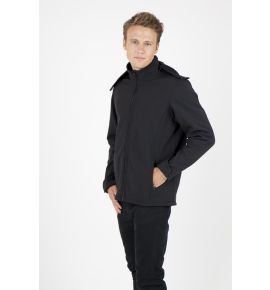 Ramo Mens Soft Shell Hooded Jacket-Tempest Range