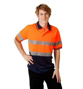 Hi Vis Cooldry Polo - Short Sleeve - Day / Night Use