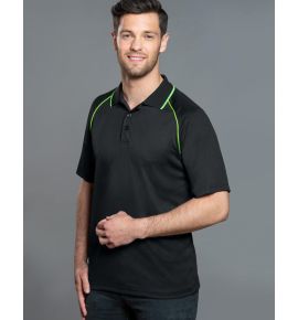 Men's Raglan Short Sleeve Contrast Champion Polo