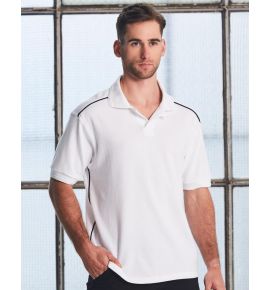 Men's Cambridge Piping Short Sleeve Polo