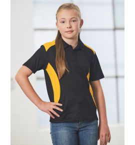 Kids Winner TrueDry Contrast Short Sleeve Polo