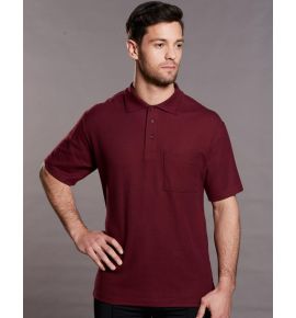 Unisex Pocket Short Sleeve Polo