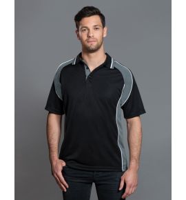 Men's Short Sleeve Mascot Polo