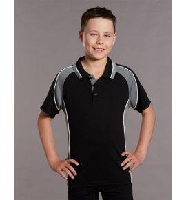 Kids Short Sleeve Mascot Polo