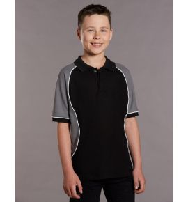 Kids Short Sleeve Arena Pique Polo