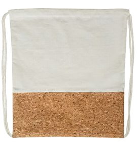 Cotton Drawstring Bag With Cork