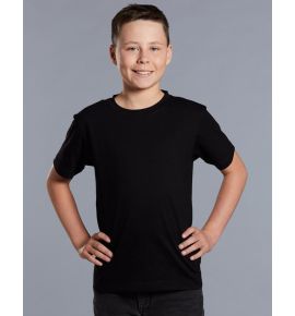 Kid's Savvy 100% Cotton Semi-Fitted Tee Shirt