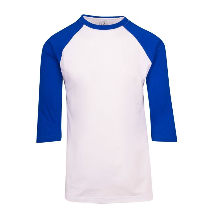 Men s 3 4 Sleeve Raglan Tees Wholesale T Shirts