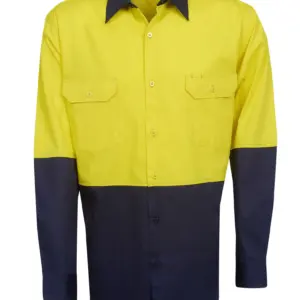 Hi Vis Twill Shirts - Long Sleeve - Day Use