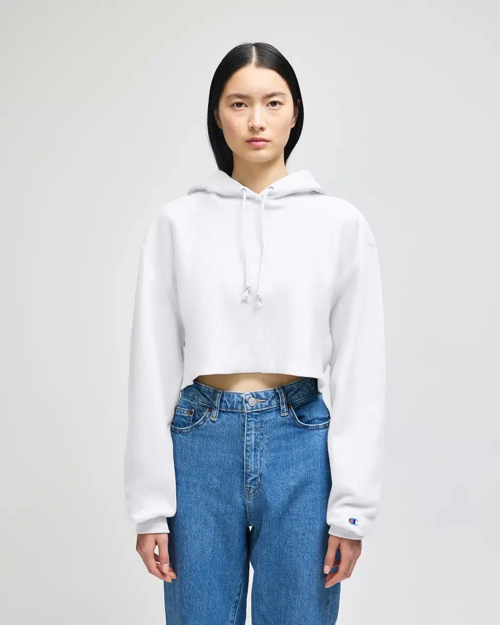 Champion™ Women's Cropped Hoodie - Image 1