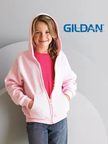 Gildan Heavy Blend Youth  Full-zip Hoodies