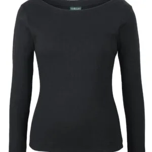 JB'S Ladies L/S Boat Neck Tee