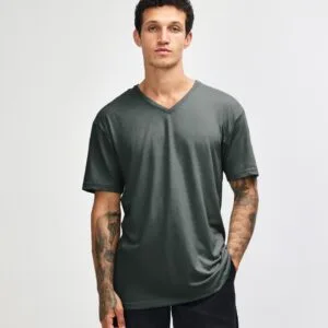 American Apparel® CVC Unisex V-Neck T-Shirt