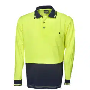 Hi Vis Light Weight Cooldry Polo - Long Sleeve