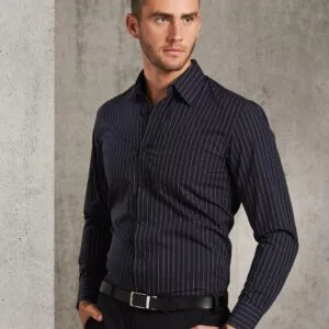 Men's Pin Stripe Long Sleeve Shirt