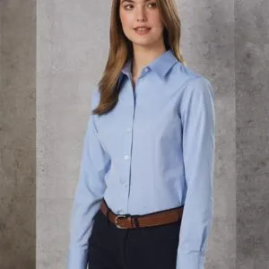 Women's CVC Oxford Long Sleeve Shirt