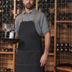 East Village Denim Bib Apron