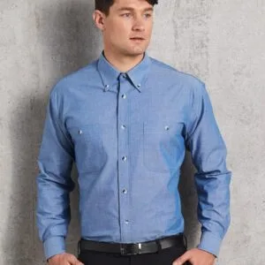 Men's Chambray Long Sleeve Shirt