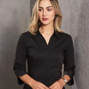 Women's Teflon Executive 3/4 Sleeve Shirt