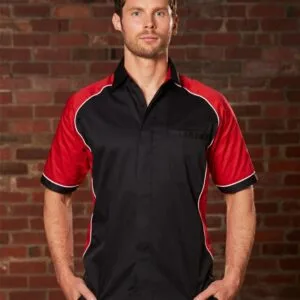 Men's Arena Tri-colour Contrast Shirt