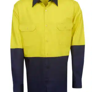 Hi Vis Twill Shirts - Long Sleeve - Day Use