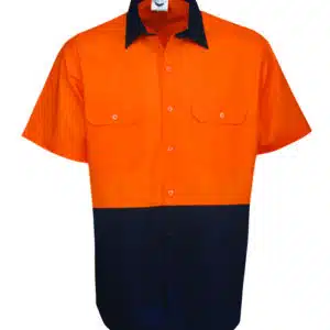Hi Vis Twill Shirts - Short Sleeve - Day Use