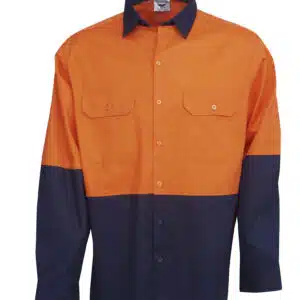 Hi Vis Drill Shirts - Long Sleeve - Day Use