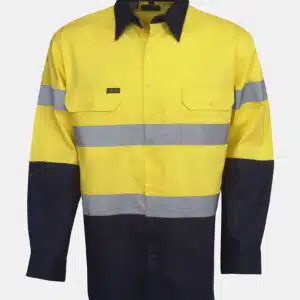 Hi Vis Drill Shirts - Long Sleeve - Day / Night Use