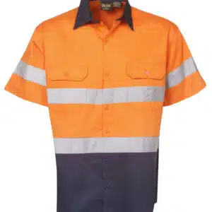 Hi Vis Drill Shirts - Short Sleeve - Day / Night Use