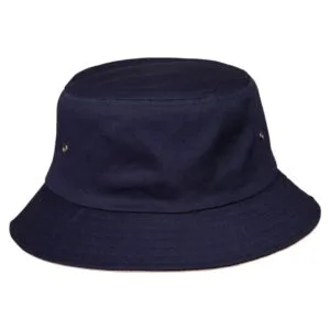 Enzyme Washed With Contrasting Underbrim Bucket Hat
