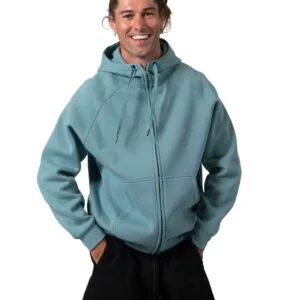 Ramo Mens Cotton Care Kangaroo Pocket Zipper Hoodie