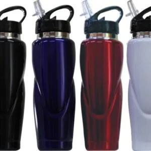 SS Drink Bottle With Straw