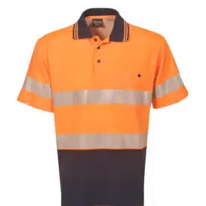 Segment Taped Cotton Back Polo - Short Sleeve