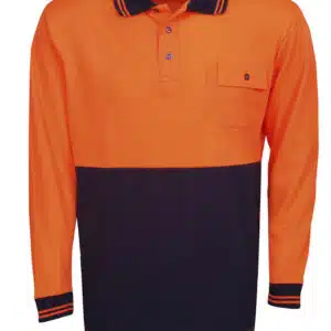 Hi Vis Cooldry Polo - Long Sleeve