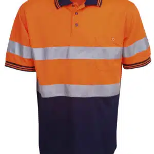 Hi Vis Cooldry Polo - Short Sleeve - Day / Night Use