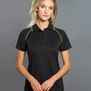 Ladies CoolDry Short Sleeve Contrast Champion Polo