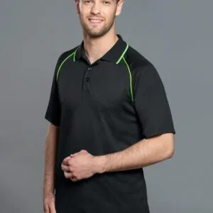 Men's Raglan Short Sleeve Contrast Champion Polo