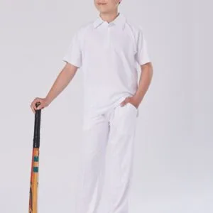 Kids Short Sleeve Cricket Polo